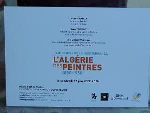 2022 07 07 TOULON L ALGERIE DES PEINTRES 1830-1930 (1)